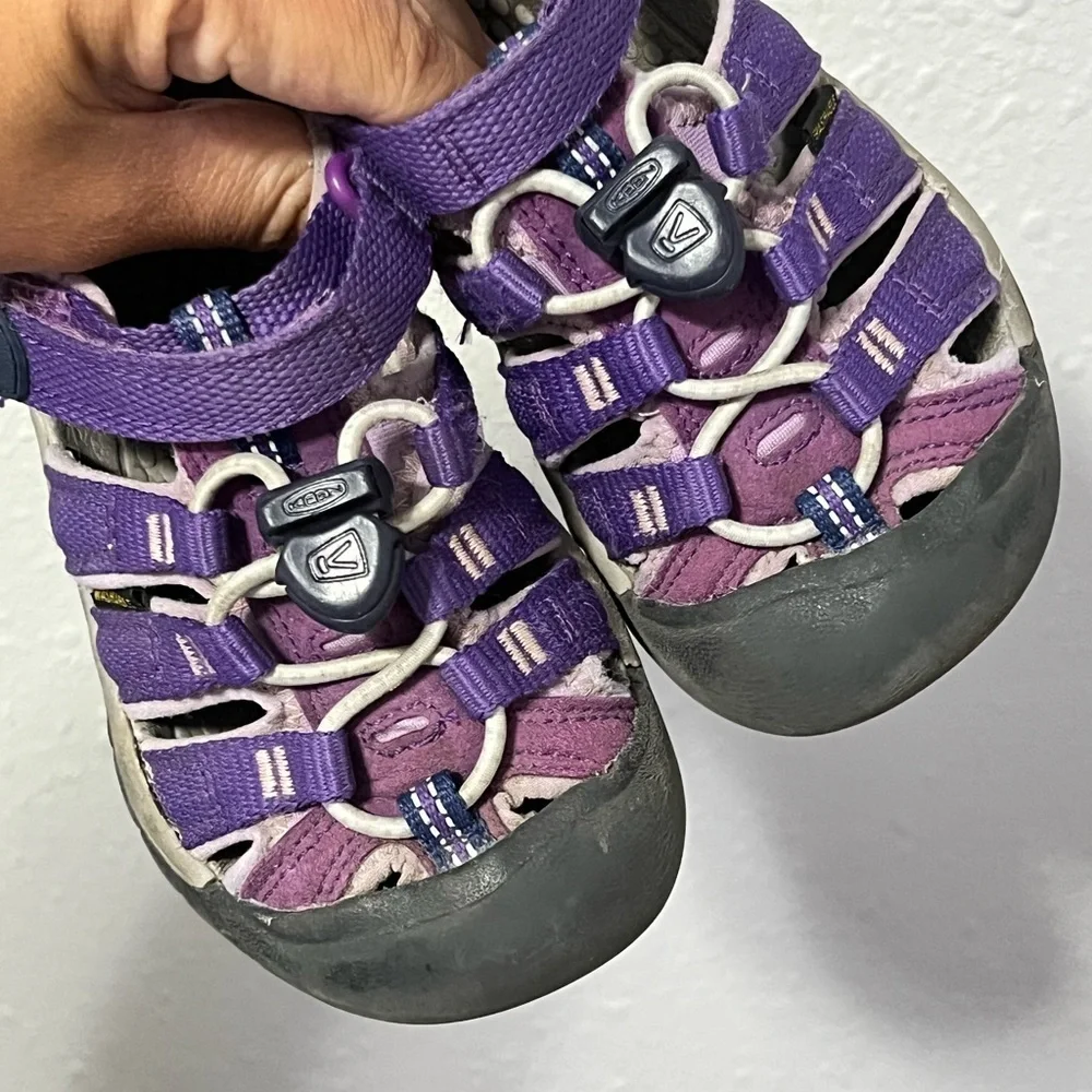 Keen Purple Outdoor Sandals with Protective Toe Bumper